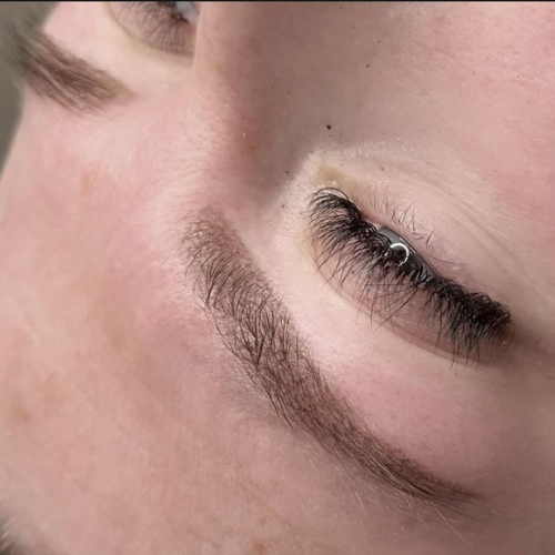 Efter første behandling permanent makeup