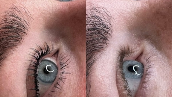 Lash lift før og efter