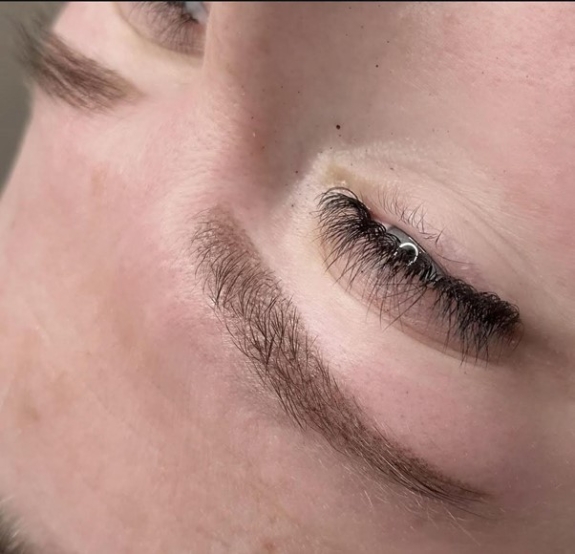 Efter første behandling permanent makeup